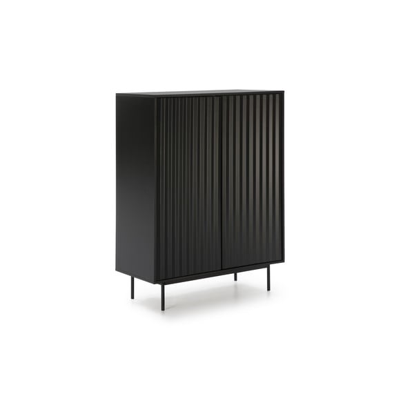 Must kõrge kapp 97x130 cm Sierra - Teulat-image-3