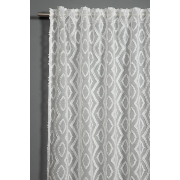 Valge kardin 140x245 cm Diamant Scherli - Sehlbach