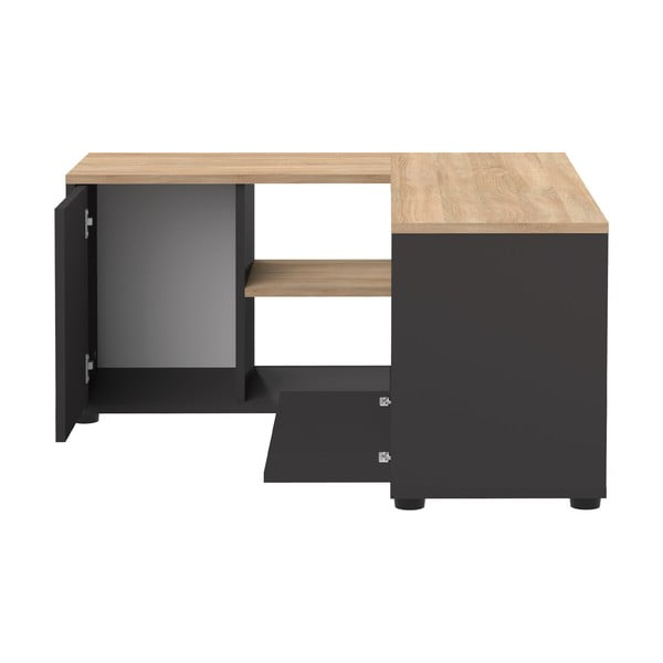 Must tammedekooriga telerilaud 90x45 cm Angle - TemaHome-image-2