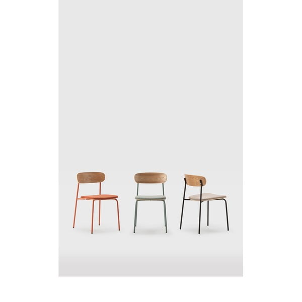 Punased-puiduvärvi söögitoolid 2tk komplektis Adriana – Marceric-image-2