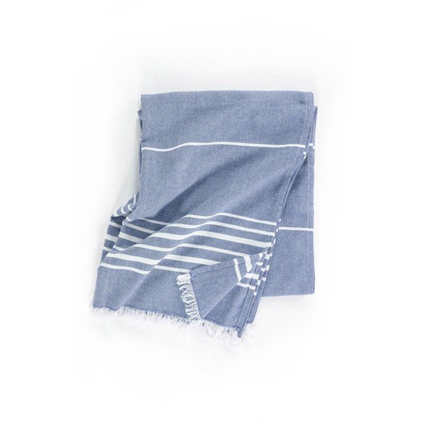 Sinine puuvillane tekk 150x200 cm Solene - Tiseco Home Studio