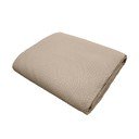 Helepruun mikrokiust voodikatte ja padjapüüri komplekt 240x260 cm Romane - douceur d'intérieur
