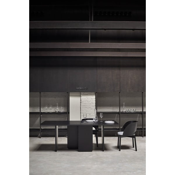 Must söögilaud , 200 x 100 cm Arq - Teulat-image-1