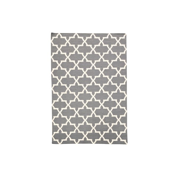 Ručně tkaný koberec Kilim Grey Design, 160x230 cm