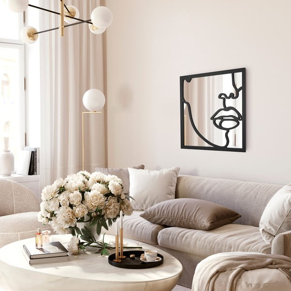 Seinapeegel 50x50 cm Rosa - Styler-image-2