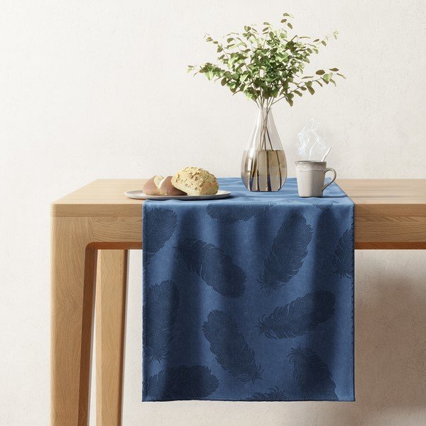 Sametist lauajooksja 40x140 cm Velvet Peacock - AmeliaHome-image-1