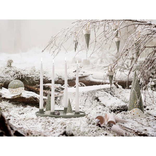 Roheline keraamiline riputatav kaunistus Koonus, kõrgus 18 cm Nobili - Kähler Design-image-1