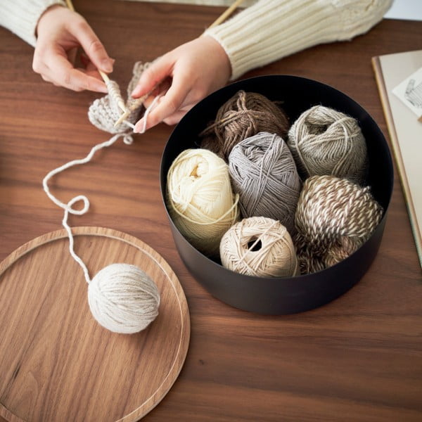 Dekoratiivne metallist hoiukast Rin - YAMAZAKI-image-2