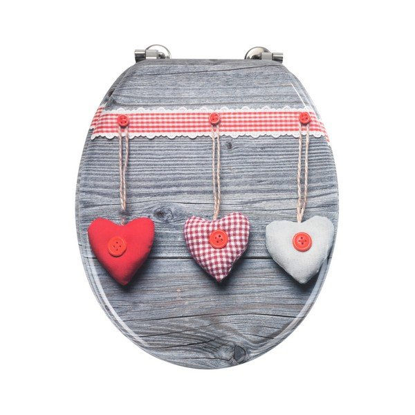 WC iste , 43 x 37 cm Bavarian Hearts - Wenko
