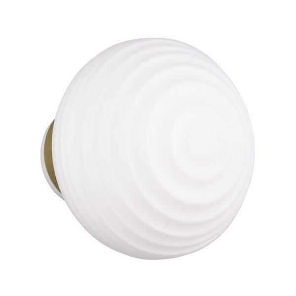 Valge metallist LED-seinavalgusti USB-ga ø 15,5 cm Earl - Reality