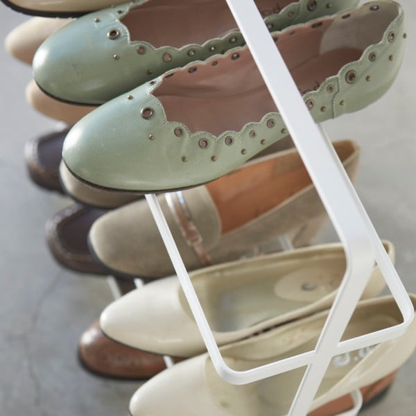 Valge metallist kingahoidja Tower - YAMAZAKI-image-4