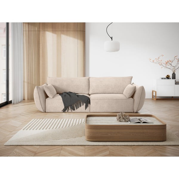 Beež diivan 208 cm Vanda - Mazzini Sofas-image-1