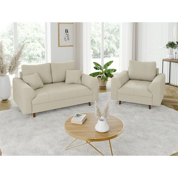 Beež velvetist tugitool Ariella - Ropez-image-4
