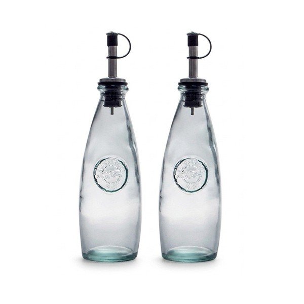 Ringlussevõetud klaasist õli ja äädika komplekt, 300 ml Authentic - Ego Dekor