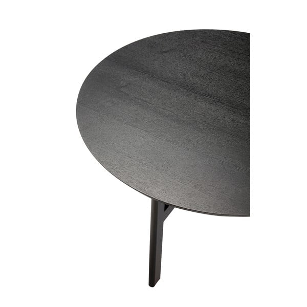 Must ümmargune kohvilaud ø 80 cm Fjord - Hübsch-image-3