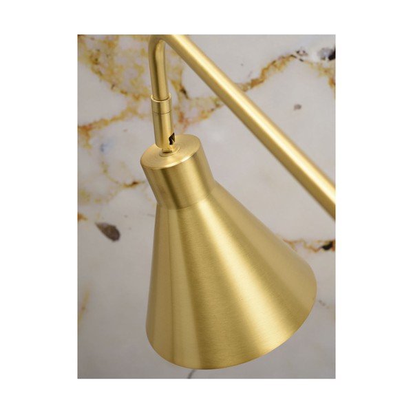 Põrandavalgusti kuldse metallist lambivarjundiga (kõrgus 153 cm) Lyon - it's about RoMi-image-2