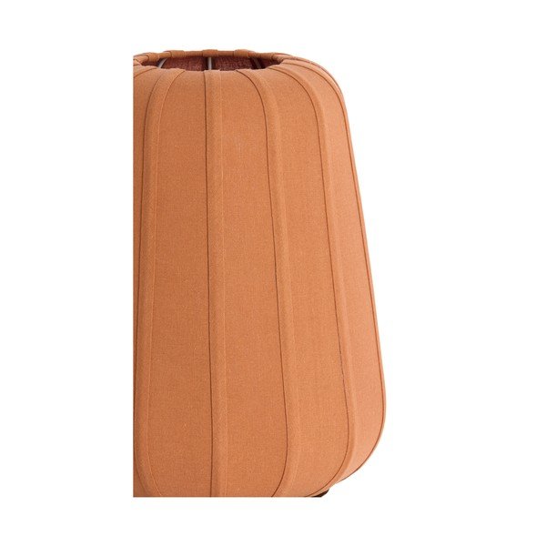 Terrakota värvi metallist laualamp tekstiilist varjuga (kõrgus 29 cm) Bibia - Light & Living-image-4