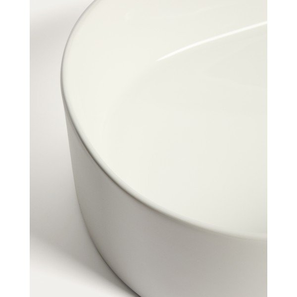 Valge keraamiline kraanikauss 50x31 cm Ovara - Kave Home-image-4