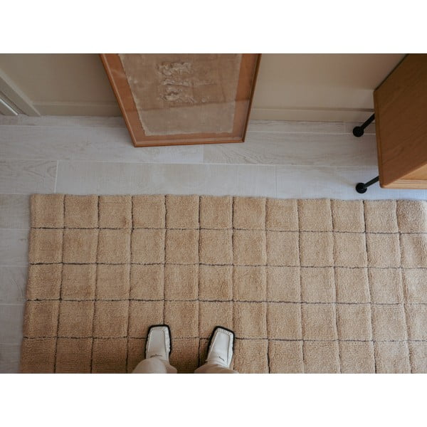 Merevaiguvärvi villane vaip 80x230 cm Mosaic Amber – Lorena Canals-image-1