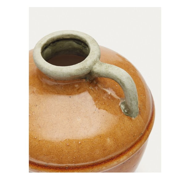 Pruun keraamiline vaas Tamariu - Kave Home-image-4