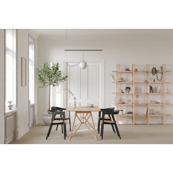 Tammeplaadiga söögilaud 240x90 cm Tink - Gazzda-image-1