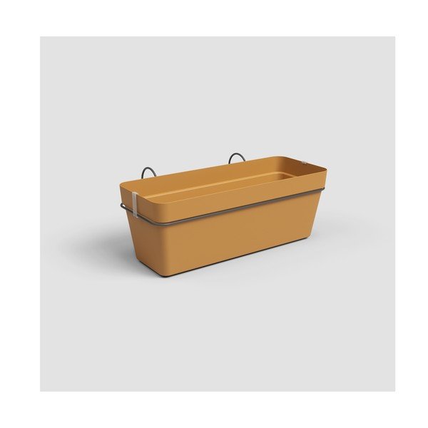 Taaskasutatud plastikust rippuv isekastev taimekast 50 cm Capri - Artevasi-image-1