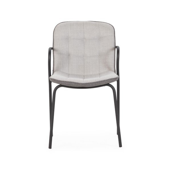 Helehall polsterdatud söögitool käetugedega Angie - Marckeric-image-2