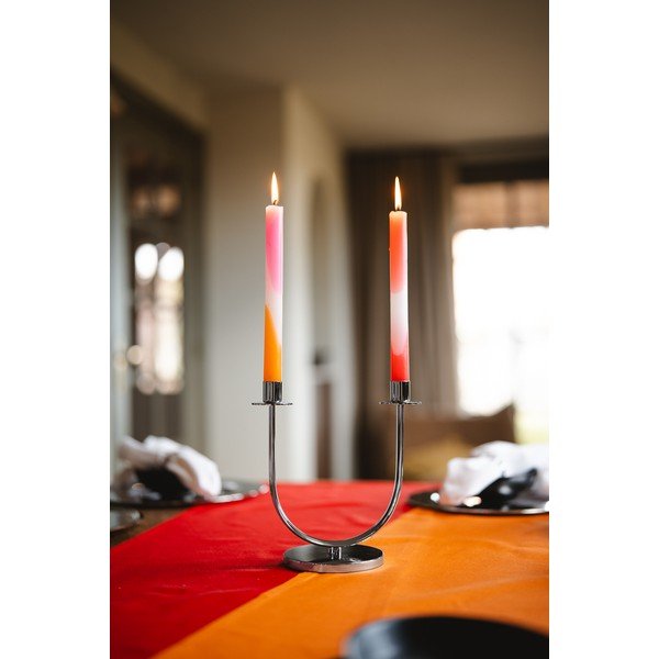 Metallist küünlajalg Elana - Zilverstad-image-2