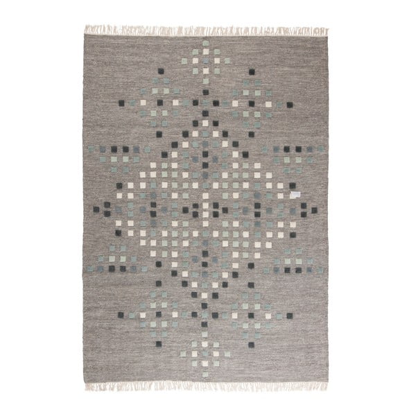 Šedý vlněný koberec Linie Design Padova, 200 x 300 cm