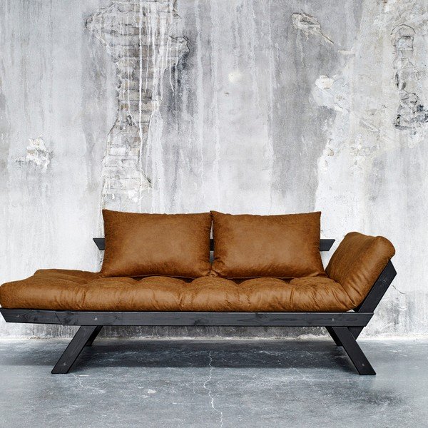 Pohovka Karup Vintage Bebop Black/Cognac-image-4