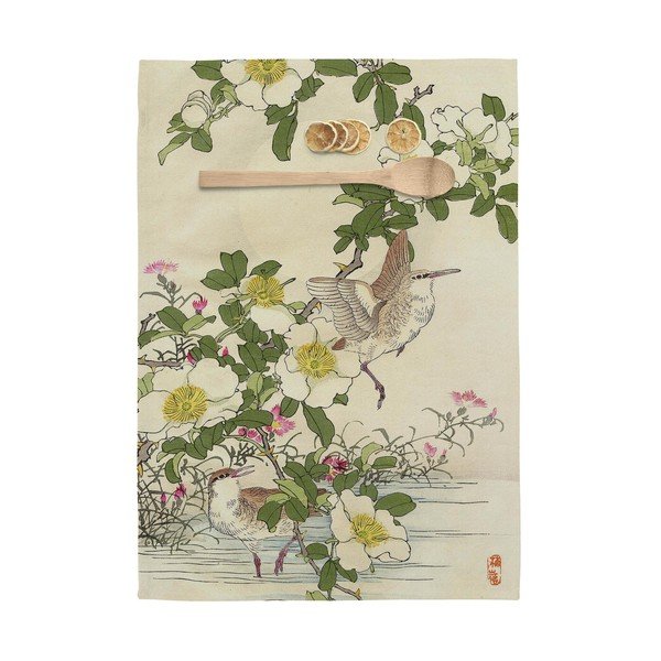 Komplekt 2 puuvillast köögirätikut, 70 x 50 cm Japonais - Happy Friday Basic-image-2