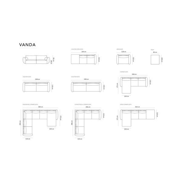 Beež jalatugi Vanda - Mazzini Sofas-image-4