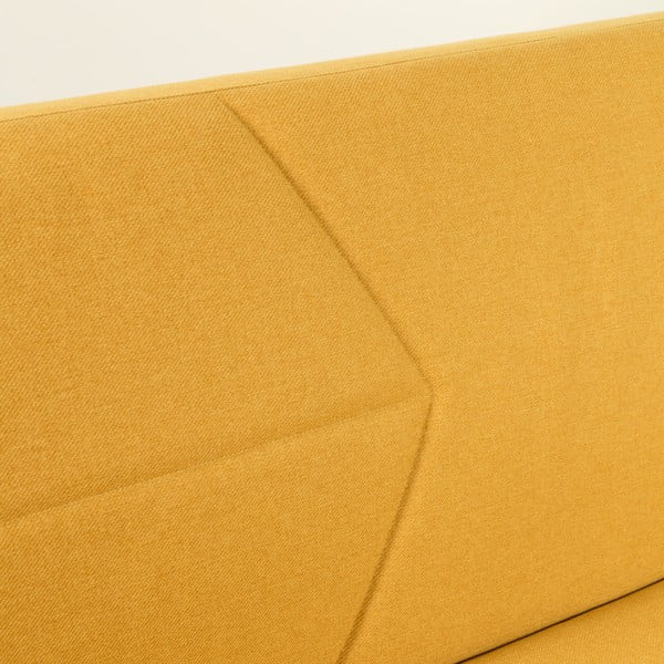 Sinepikollane diivanvoodi Neiela - Kave Home-image-1