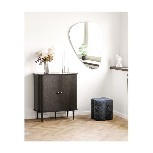 Tumesinine bouclé kangast taburet Durban - House Nordic-image-1