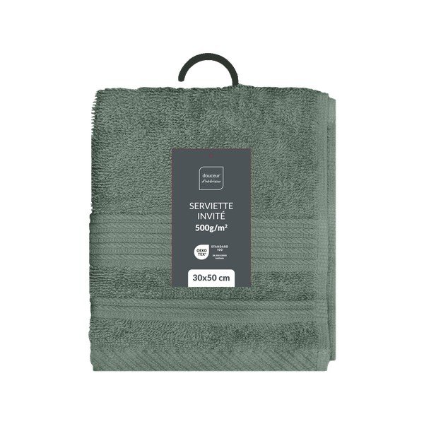 Salveiroheline frotee-puuvillane rätik 30x50 cm Tendresse - douceur d'intérieur-image-4