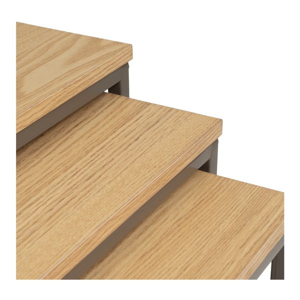 Kokkupandavad lauad 3 tk komplektis 40x40 cm - Casa Selección-image-3