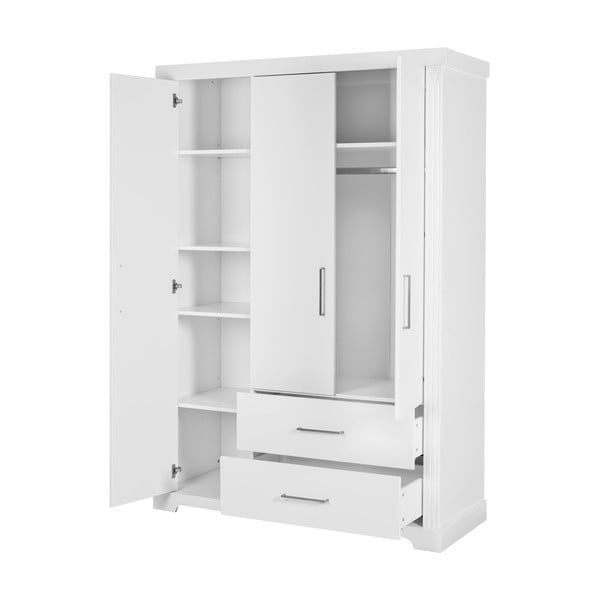 Valge laste riidekapp 139x199 cm Maxi - Roba-image-2