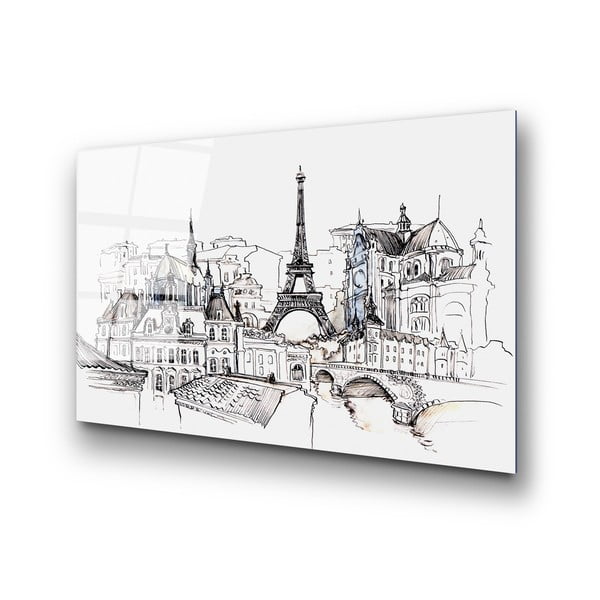 Klaasist maal 70x100 cm Paris - Wallity-image-4