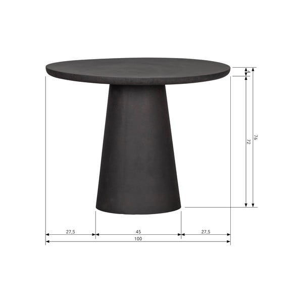 Pruunikas-hall aia hoiulaud , ø 100 Damon - WOOOD-image-2