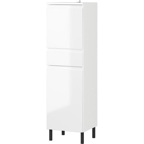 Valge kõrge vannitoakapp 34x120 cm Salinas - Germania-image-2