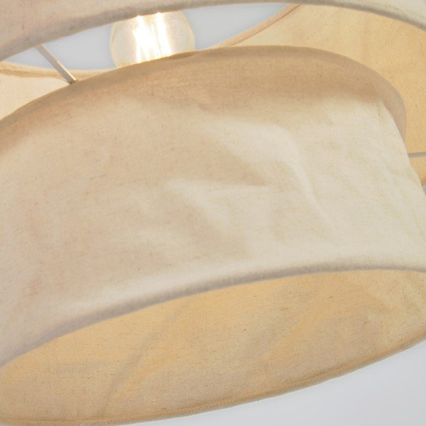 Beežist kangast lambivarju ø 40 cm Mariela - Kave Home-image-1