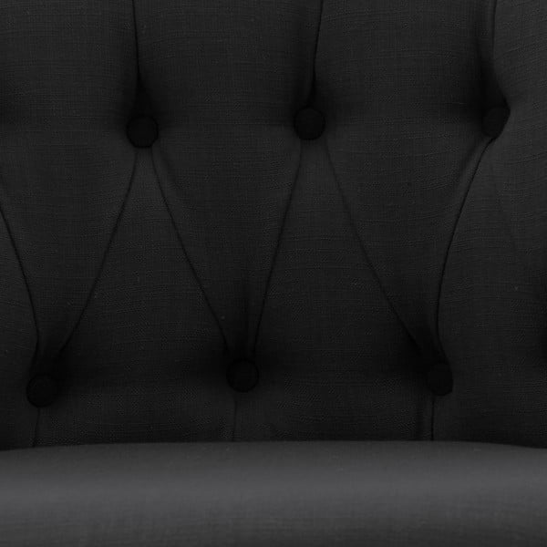 Černá židle s kolečky Vivonita Maggi-image-4