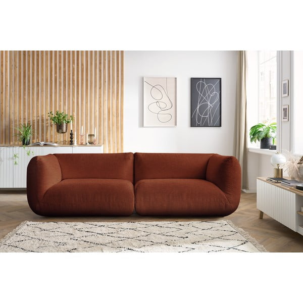 Oranž koordi diivan 260 cm Lecomte - Bobochic Paris-image-1