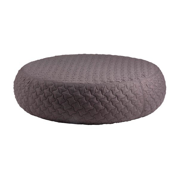 Tmavě šedý puf sømcasa Alto, ø 100 cm