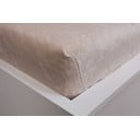 Kreem mikroflanellist kummiga lina 180x200 cm - Jerry Fabrics