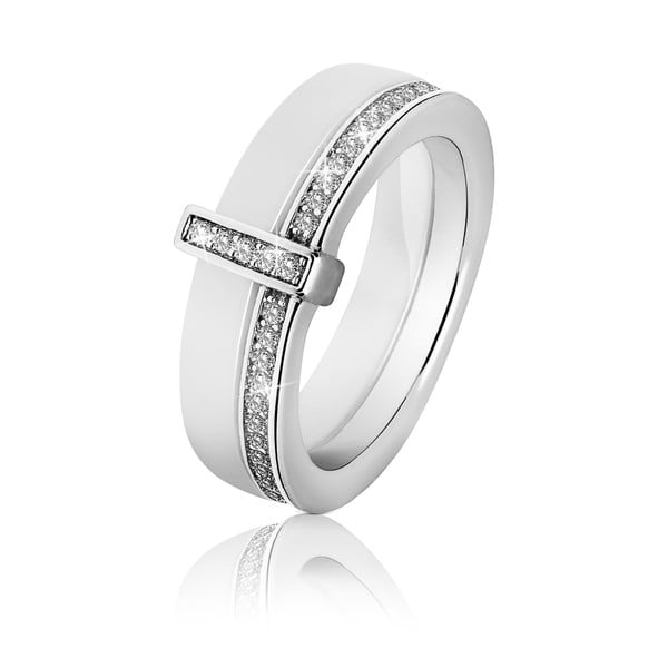 Prsten s krystaly Swarovski® GemSeller Amanda, velikost 60