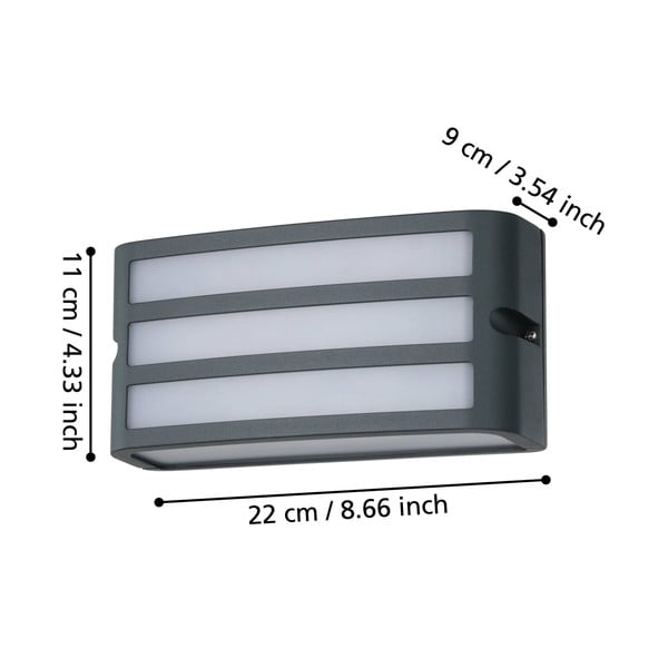 Välisvalgusti (kõrgus 11 cm) CAMARDA - EGLO-image-2