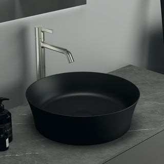 Matt must keraamiline ümmargune valamu ø 40 cm Ipalyss - Ideal Standard
