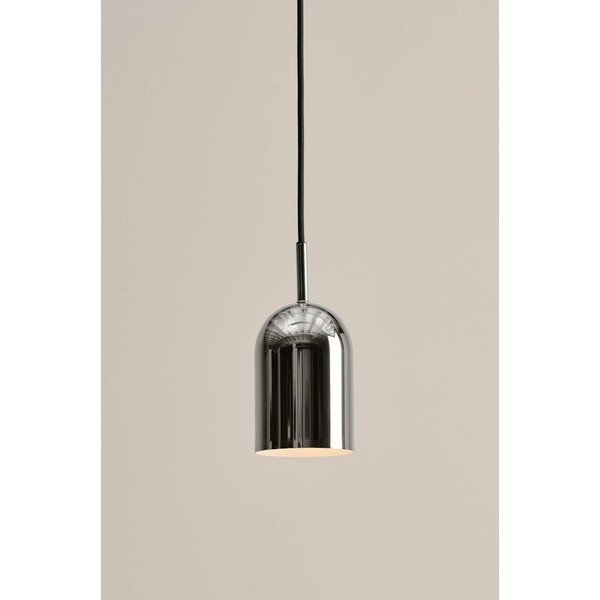 Läikiv hõbedane metallist ripplamp ø 10 cm Ara - Jotex-image-1