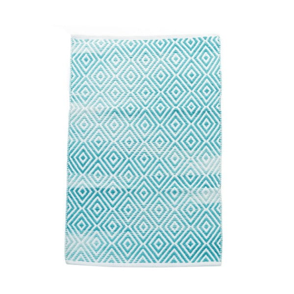 Bavlněný koberec InArt Marine, 120x180 cm, krémový/mint